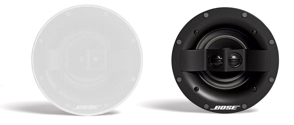 Bose SoundTouch SA-5 Bluetooth & WiFi Enabled Amplifier w/ 791 In-Ceiling Speaker - Pair (White) & Rough-in Instalattion...