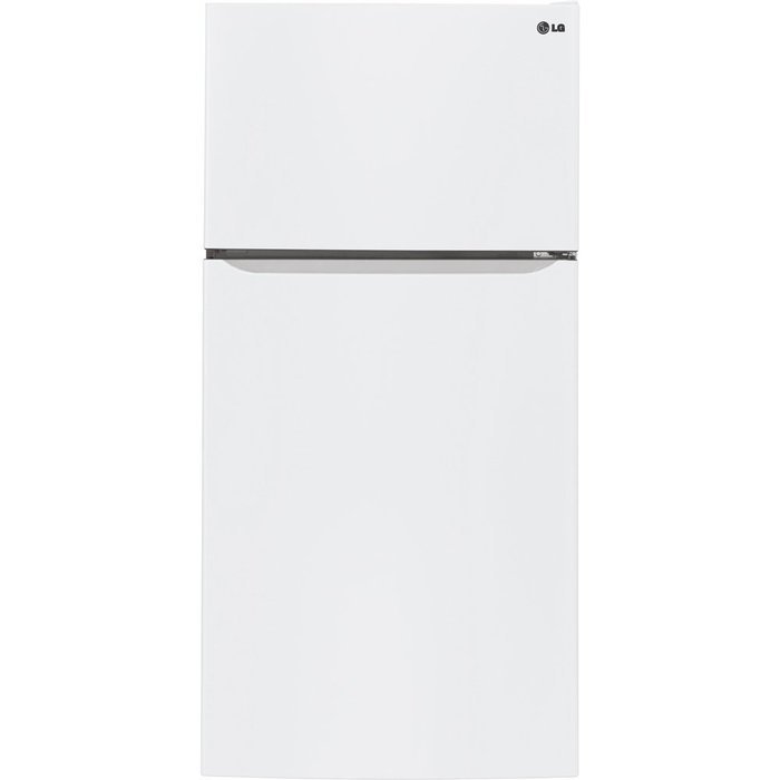 LG LTCS24223W 23.8 Cu. Ft. White Top Freezer Refrigerator - Energy Star N2