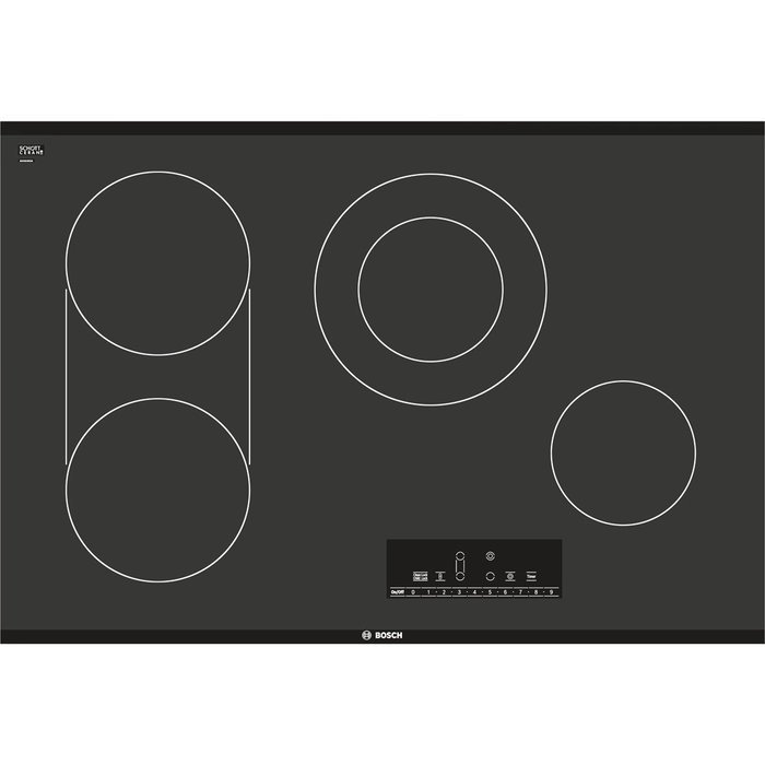 Bosch NET8066UC 800 30" Black Electric Smoothtop Cooktop