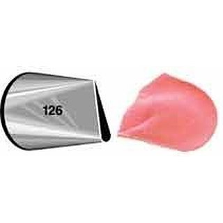 Wilton 402-126 No. 126 Petal Decorating Tip, Multicolor