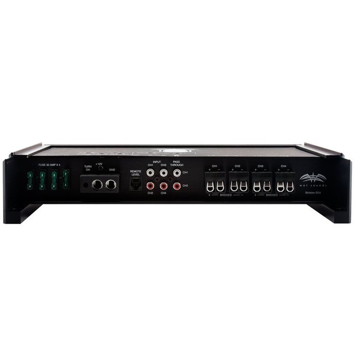 Wet Sounds Sinister Series SD4 Amplifier - Class D 1350 Watt Full Range Amp N7