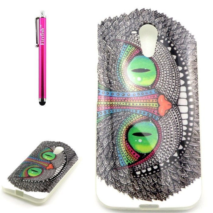 Xperia Z3 Case, Firefish [Shock Absorbent] [Slim Fit] [Anti Slip] Design Clear TPU Gel Silicone Soft Protective... N47
