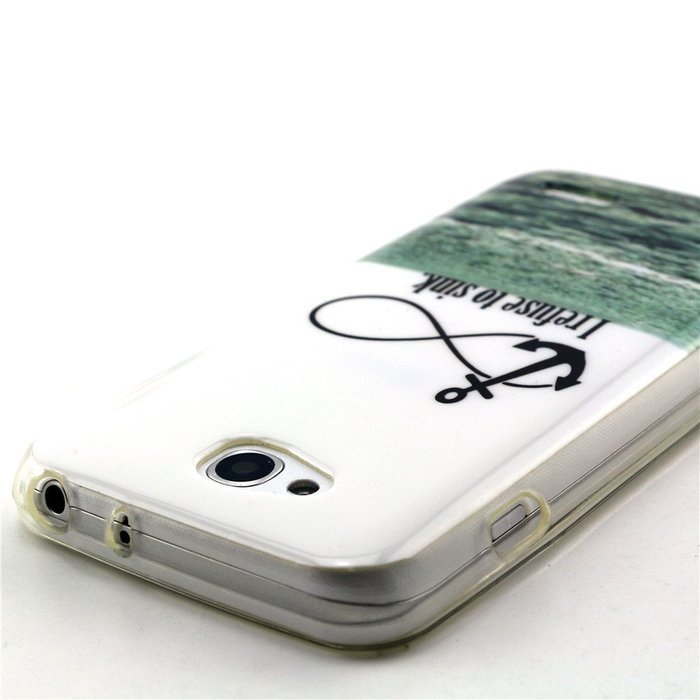Xperia Z3 Case, Firefish [Shock Absorbent] [Slim Fit] [Anti Slip] Design Clear TPU Gel Silicone Soft Protective... N50