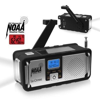 810106 - Solar Hand Crank Weather Radio