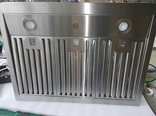 30"W, 7"H European Style Under Cabinet Stainless Steel Range Hood w/Touch Screen N8