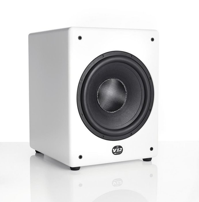 M&K Sound V12 THX Certified 12 inch Active Subwoofer (White)