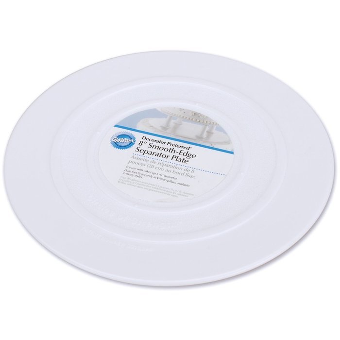 Wilton 302-4101 Smooth Edge Separator Plate for Cakes, 6-Inch N8