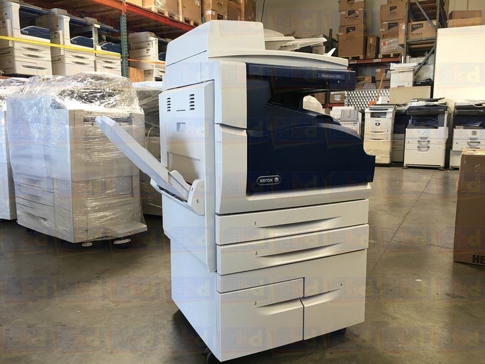 Refurbished Xerox WorkCentre 5955 Tabloid-size Black-and-white Multifunction Printer - Copy, Print, Scan, Center...