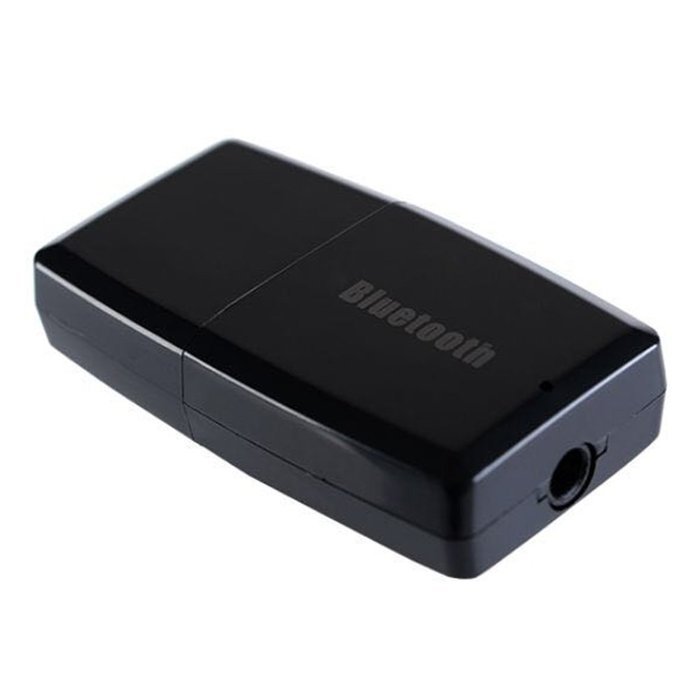 Alloet Mini 2 in 1 Wireless Bluetooth Music Audio Stereo Receiver Car FM Transmitter Black N2