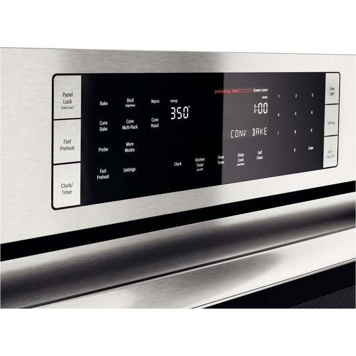 Bosch HBL8651UC 800 30" Stainless Steel Electric Double Wall Oven - Convection N3