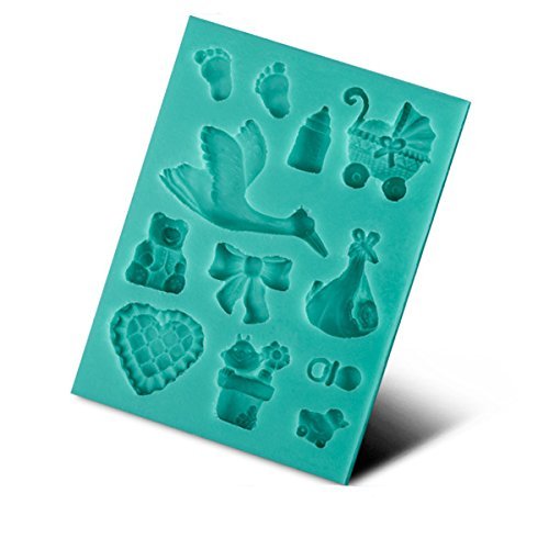 Swan Baby Theme Shaped Food Grade Silicone Mold by uGen! Soap Ice Cake Mold. Sugarcraft Tool. Chocolate Candy...