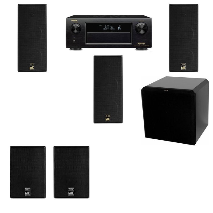 M&K Sound LCR950 Loudspeaker 5.1 HRS12 Denon AVR-X5200W