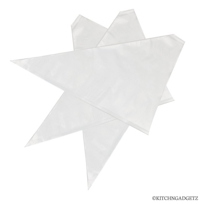 Pastry Decorating Bags - 100 Pieces, Bulk - Large Capacity, 16 Inch - For Fine Decoration of Homemade DIY Cakes...