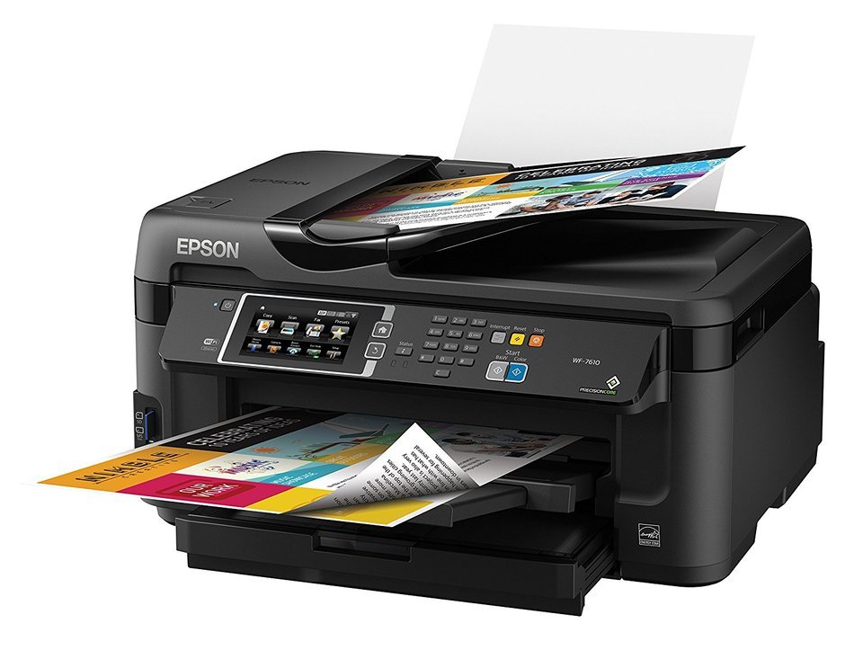 Epson Workforce Wf 7610 Wireless Color All In One Inkjet Printer With Scanner And Copier N2 Free 0258