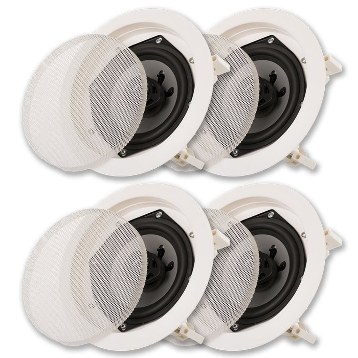 Acoustic Audio CS-IC52-2PR 200 Watt 5.25" 2-Way Home Theater In-Wall/Ceiling Speakers (2-Pair) N2