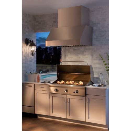 Broan AWEPD36SS 3" Wall ex tension for 36" range hood (prov ides 30" depth)