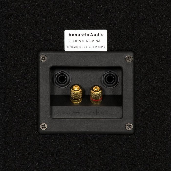 Acoustic Audio GX-400 Speakers, Amp and Cables DJ PA Karaoke 1200 Watts 2 Way GX-400-PK3 N7