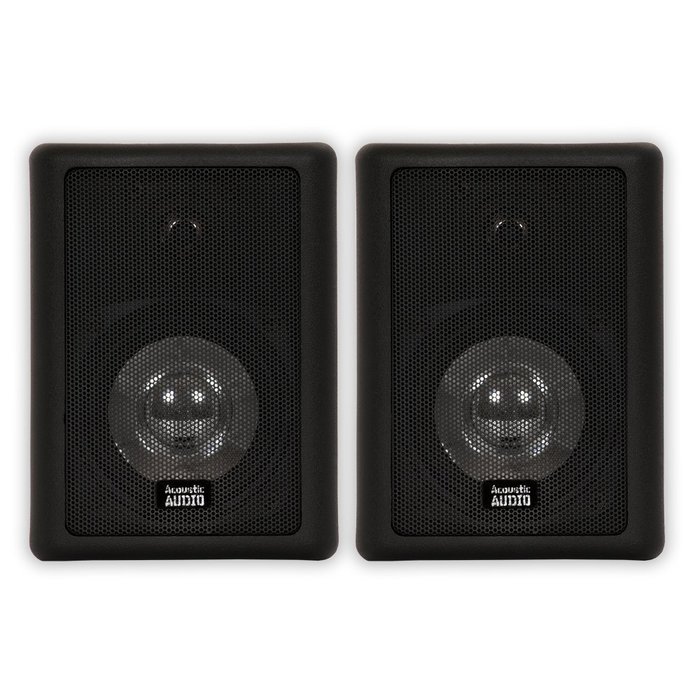 Acoustic Audio 151W Indoor/Outdoor Speakers (White, 2) N4