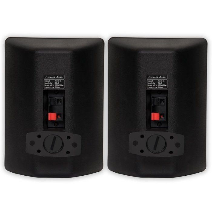 Acoustic Audio 151W Indoor/Outdoor Speakers (White, 2) N5