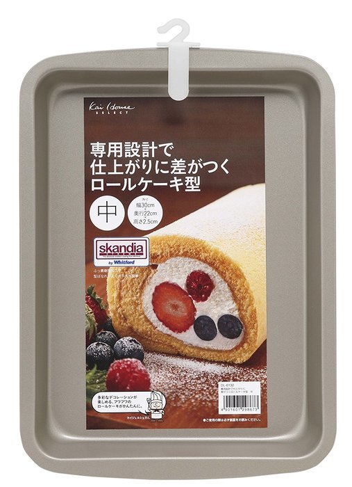 Roll cake mold Kai medium kai House SELECT N3