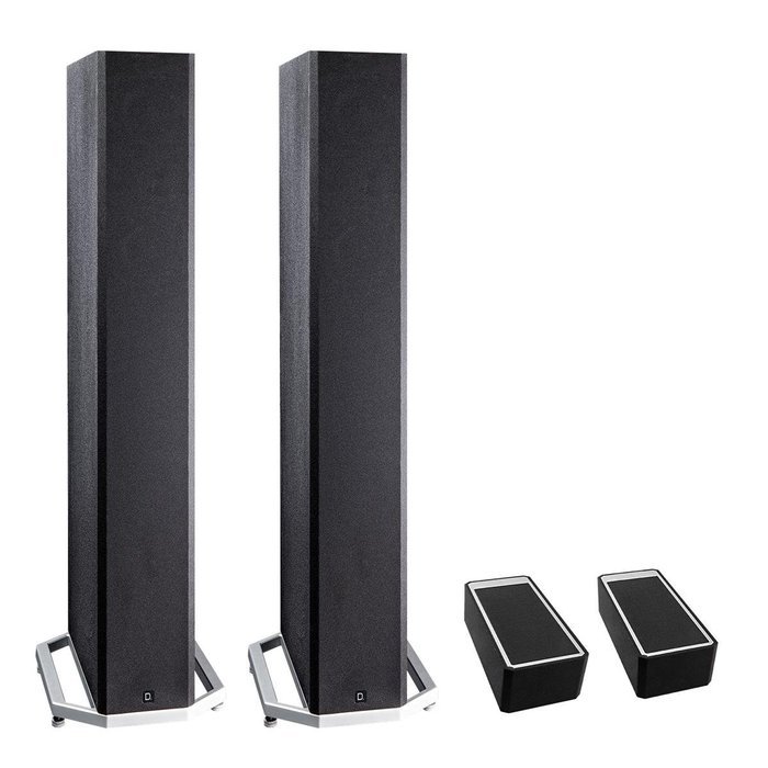 Definitive Technology BP9040 High Power Bipolar Tower Speaker with Integrated 8" Subwoofer and Dolby Atmos Module... N4