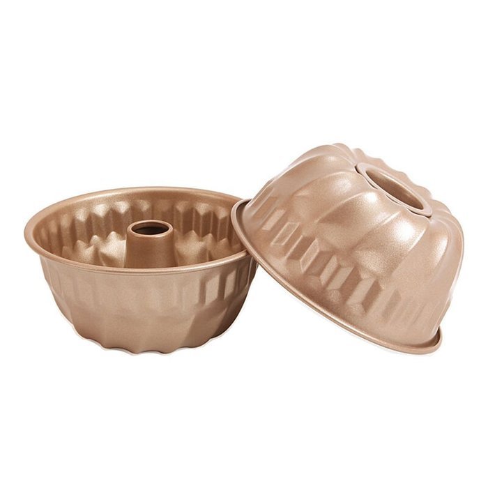 MyLifeUNIT 4 Inch Kugelhopf Mold, Non Stick Bundt Pan N6