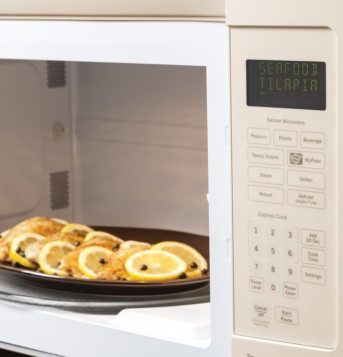 GE JVM7195DFCC 1.9 Cu. Ft. Bisque Over-the-Range Microwave N7