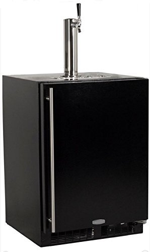 Marvel ML24BSS2RB Single Tap Built-In Beer Dispenser with Right Side Hinge, 24", Black