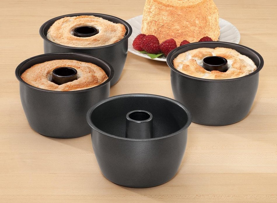 Mini Angel Food Cake Pans, Set of 4 by DBROTH N2