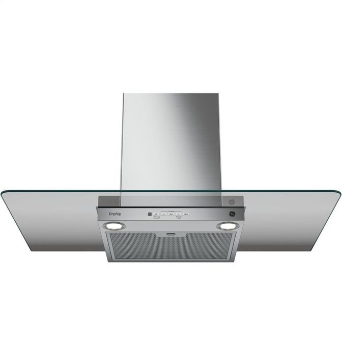 GE Profile 36" Stainless Steel Wall-Mount Hood N2