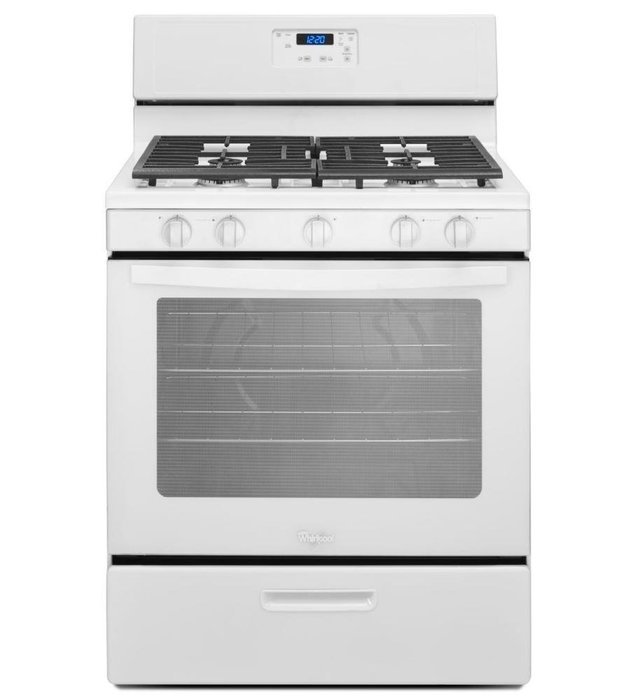 5.1 cu. ft. Gas Range in White