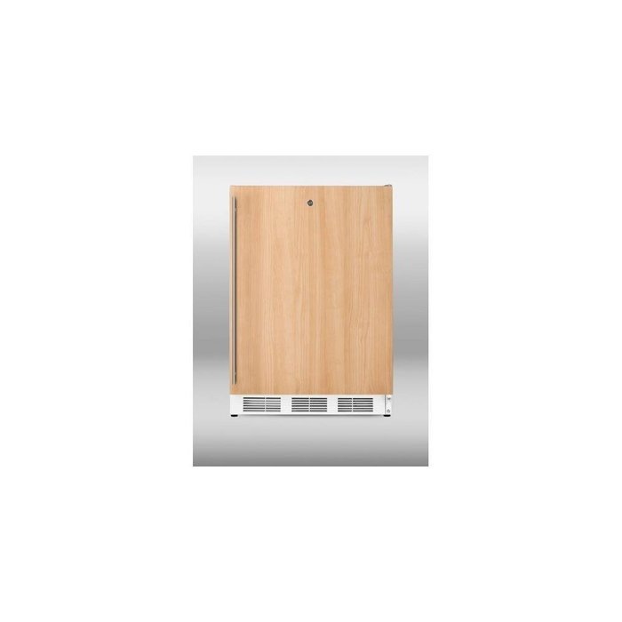 Summit ALB751LIF 5.5 Cu. Ft. Custom Panel Undercounter Built-In Compact Refrigerator