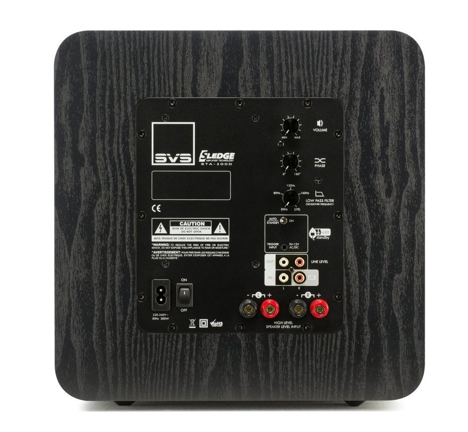 SVS SB-1000 - 300 Watt - 12" Powered Subwoofer (Black Ash Dual Subs) N13