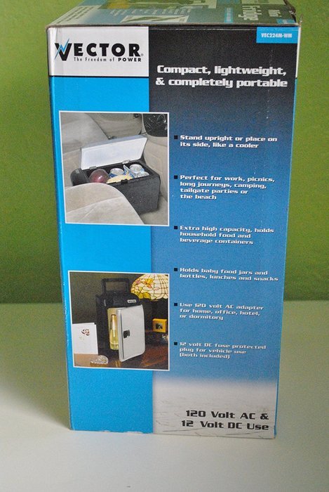 Vector Mini Fridge AC/DC Cooler and Warmer
