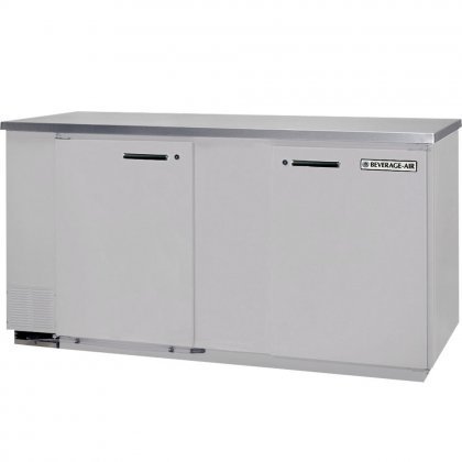 Beverage-Air MS68-1-S 68" Single Sided Milk Cooler in Stainless Steel with Stainless Steel