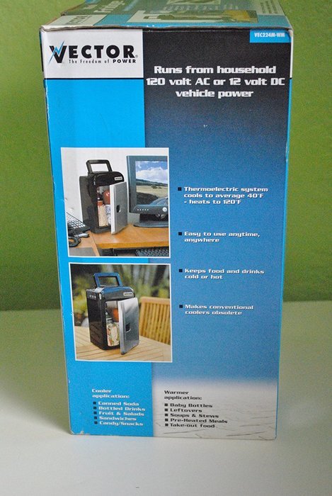 Vector Mini Fridge AC/DC Cooler and Warmer N3