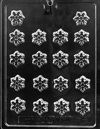 Snowflake Mini Deco Chocolate Mold Soap Mold Winter SHIPS SAME DAY! m109