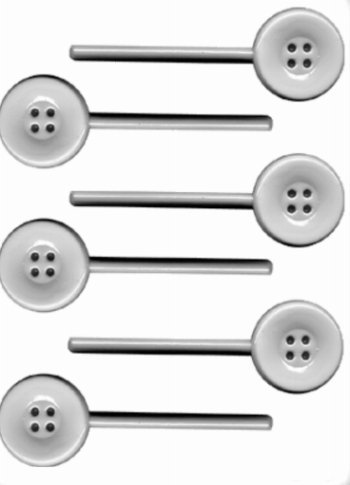 Button Suckers Hard Candy Mold [Kitchen]