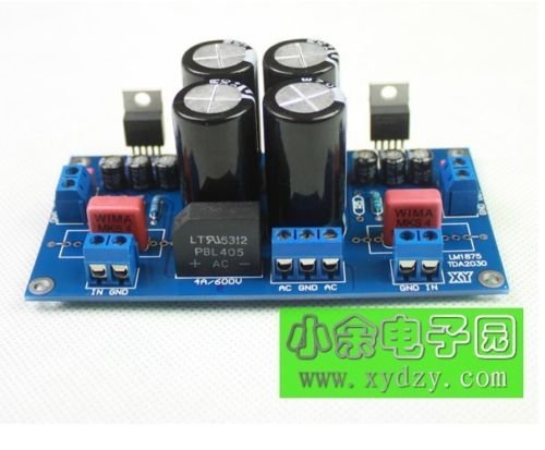LM1875T Stereo Audio Amplifier board Finished Board Filter Dual AC 12V~16V N2