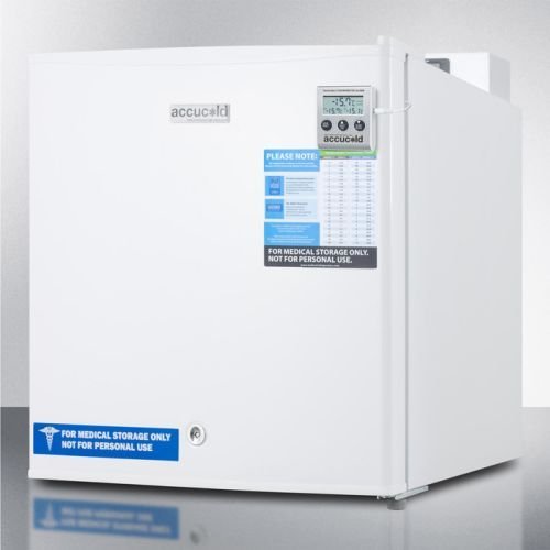 Summit FS24LMEDDT 19" 1.4 cu. ft. Upright Freezer with Factory Installed Lock Manual Defrost Removable Shelf Digital...