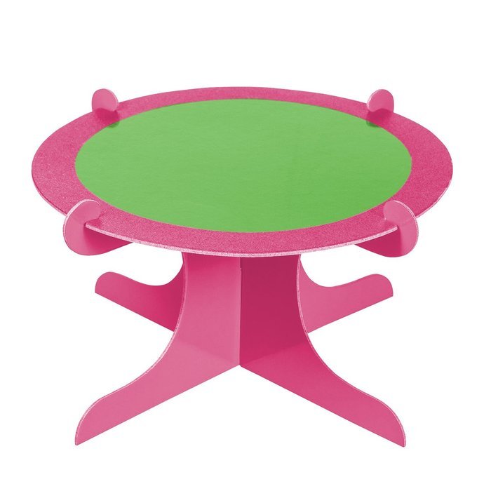 Four Stones Single Tier Server or Cupcake Stand ( green / red )