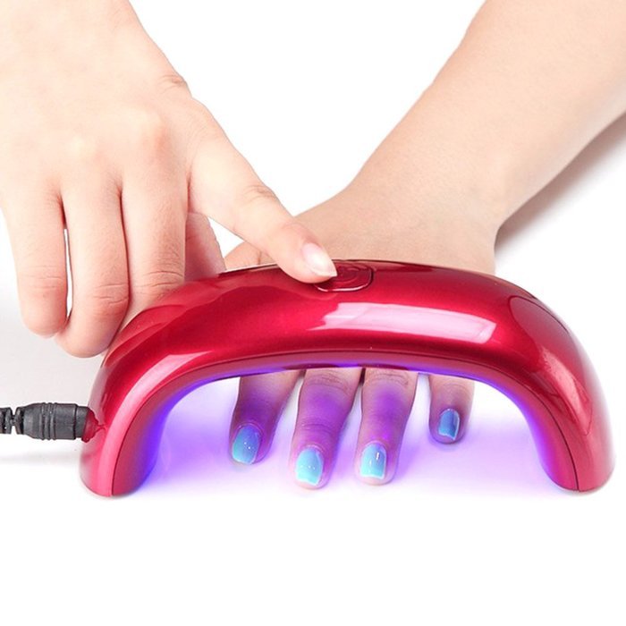 9W LED CCFL Nail Dryer -XxSl Mini Portable Curing Lamp Machine for UV Gel Nail Polish Powerful Uv Lamp Light Nail...