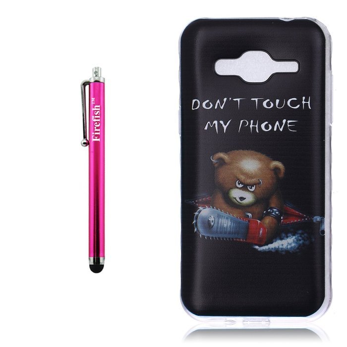 J3 Case, Firefish High Quality Soft TPU [Soft-Flex] Scratch-Resistant Shock Absorption Technology Case Specially... N49