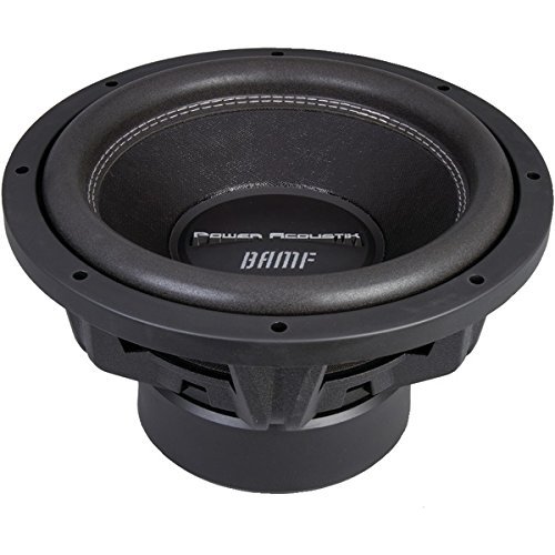 New POWER ACOUSTIK BAMF-122 BAMF Series Dual 2ohm Subwoofer (12" 3,500 Watt)