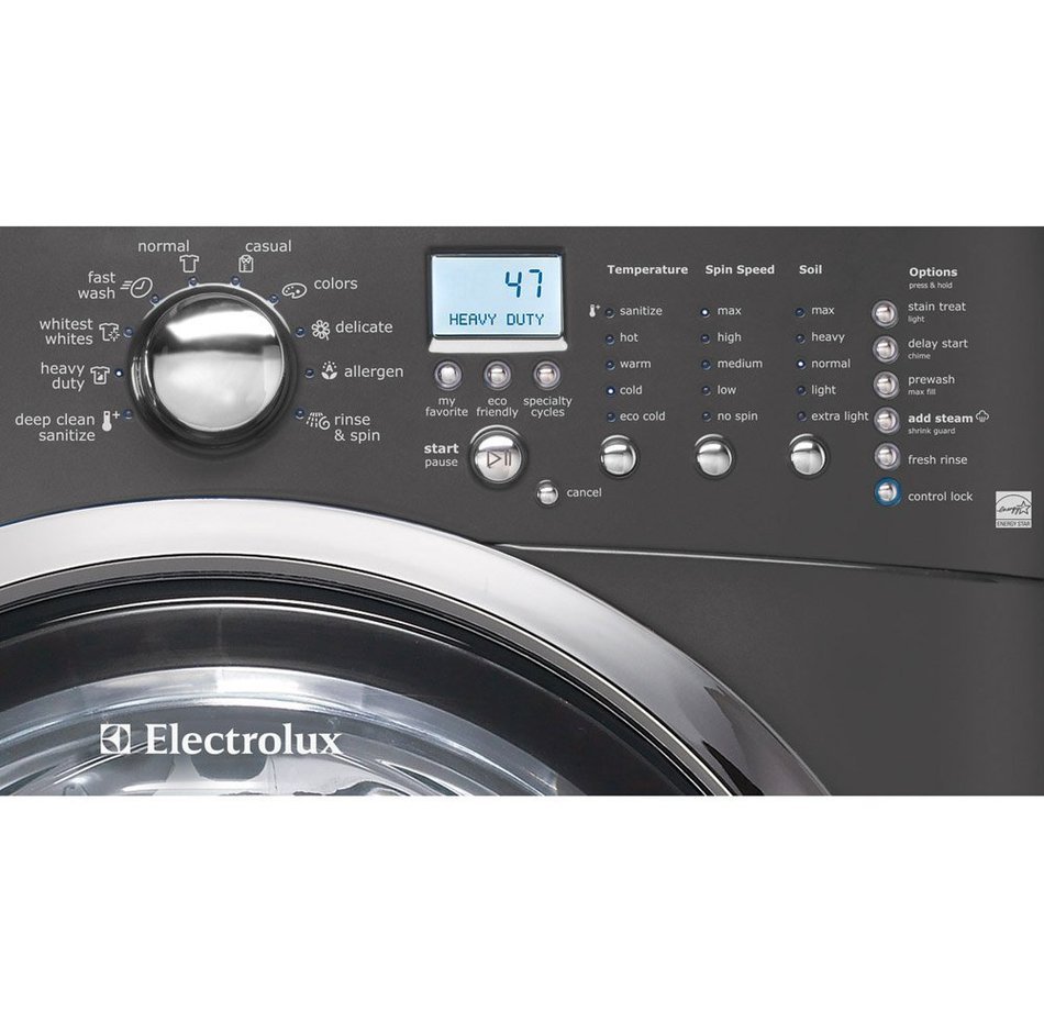 Electrolux EIFLS60LT IQ-Touch 4.33 Cu. Ft. Titanium Stackable With Steam Cycle Front Load Washer - Energy Star N3