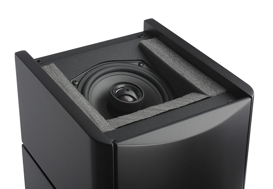 Atlantic Technology 44-DA-P-BLK Dolby Atmos-Enabled Speakers (Pair, Satin Black) N3