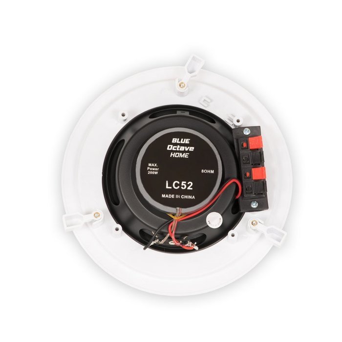 Blue Octave Home LC52 Round In-Ceiling Speakers (White) N6