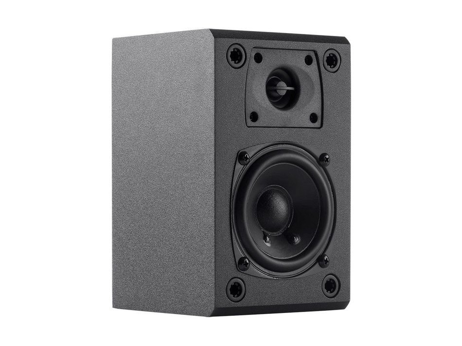 Monoprice Surround Bookshelf Home Speaker, Set of 2, Black (114366) N4