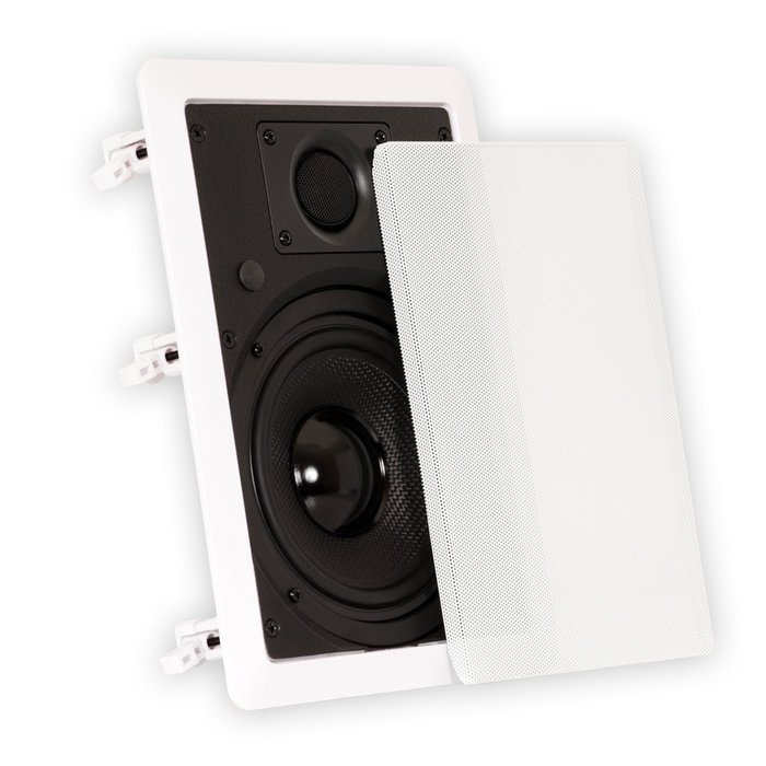 Theater Solutions TS65W In Wall 6.5" Speakers Surround Sound Home Theater 7 Pair Pack