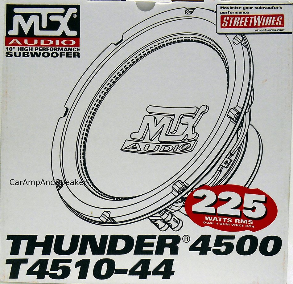 MTX T4510-44 10" DVC WOOFER